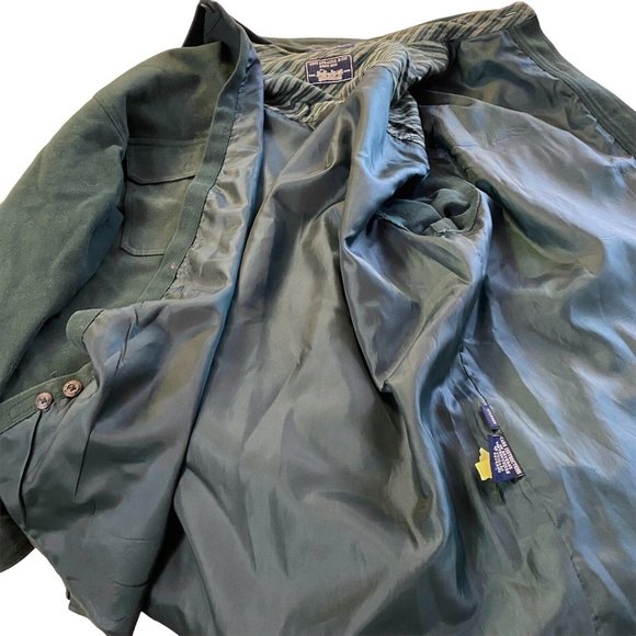 LEVI'S STRAUSS & CO Chamois‎ Heavy Men's Sz Large Vintage Field Work Shirt Green - Picture 7 of 10